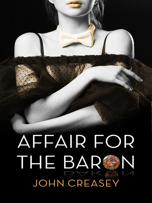 Cover image for An Affair For the Baron (Writing as Anthony Morton)